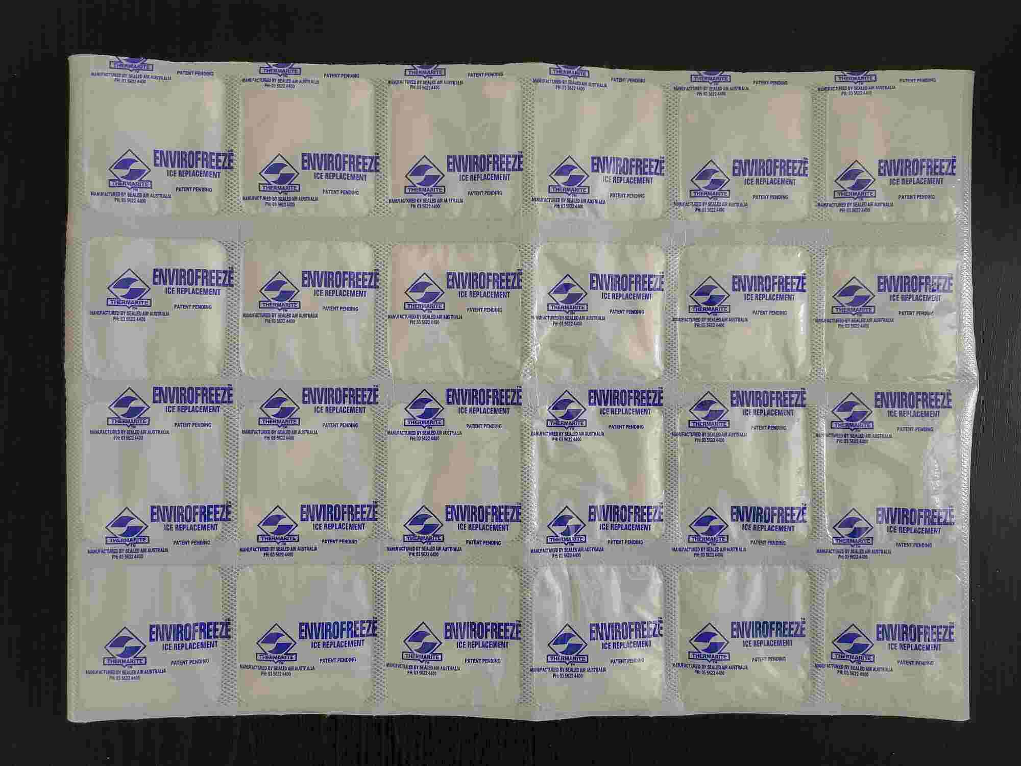 Envirofreeze dry ice packs for cold chain shipping and temperature-controlled packaging in Australia